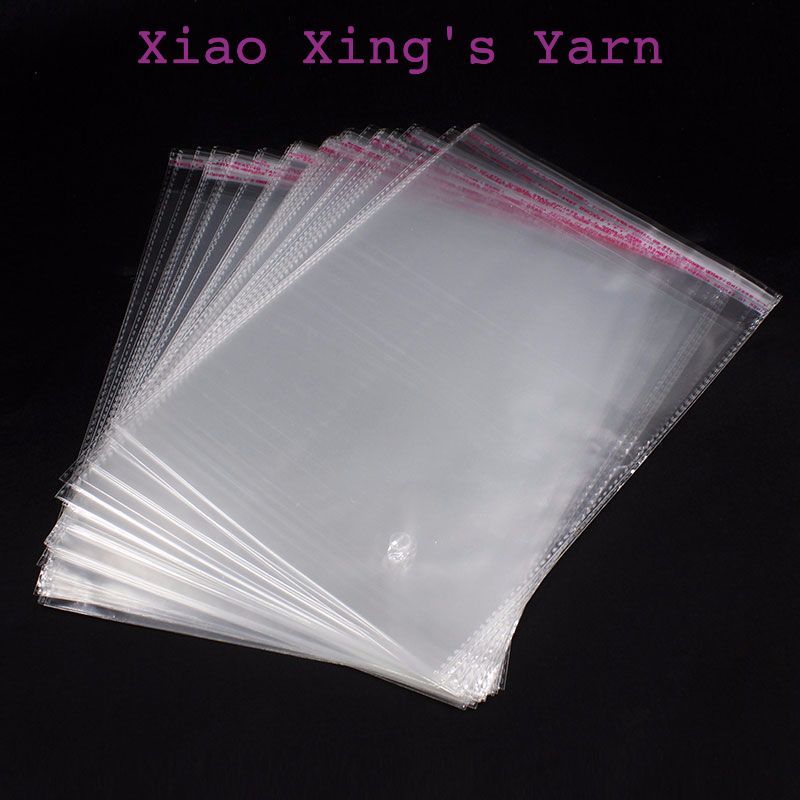 Túi OPP, túi bóng kinh đủ size đựng phụ kiện, đồ handmade đan móc len | Xiaoxingyarn