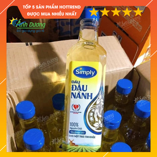 Dầu đậu nành Simply thể tích 1 Lít tốt cho sức khỏe