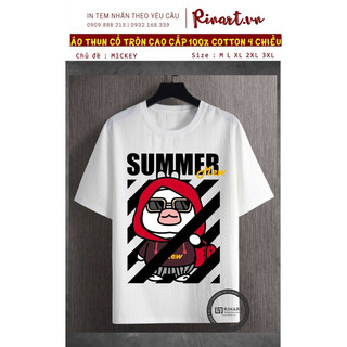 Áo thun unisex cotton phong cách nhiều mẫu hot 2024