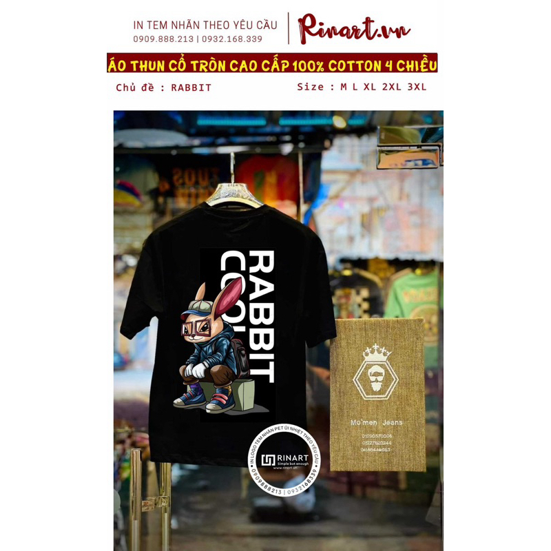 Áo thun unisex cotton phong cách nhiều mẫu hot 2024