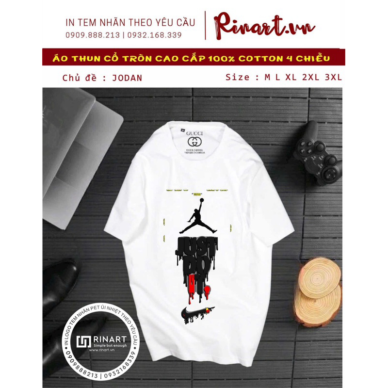 Áo thun unisex cotton phong cách nhiều mẫu hot 2024