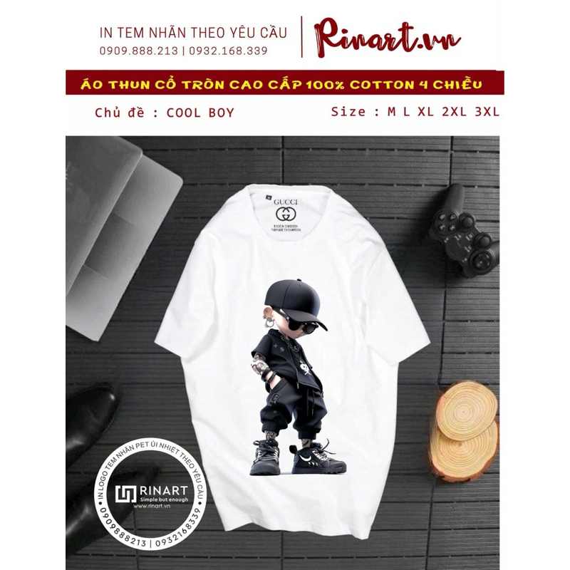 Áo thun unisex cotton phong cách nhiều mẫu hot 2024