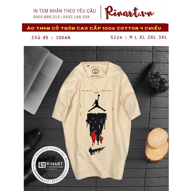 Áo thun unisex cotton phong cách nhiều mẫu hot 2024