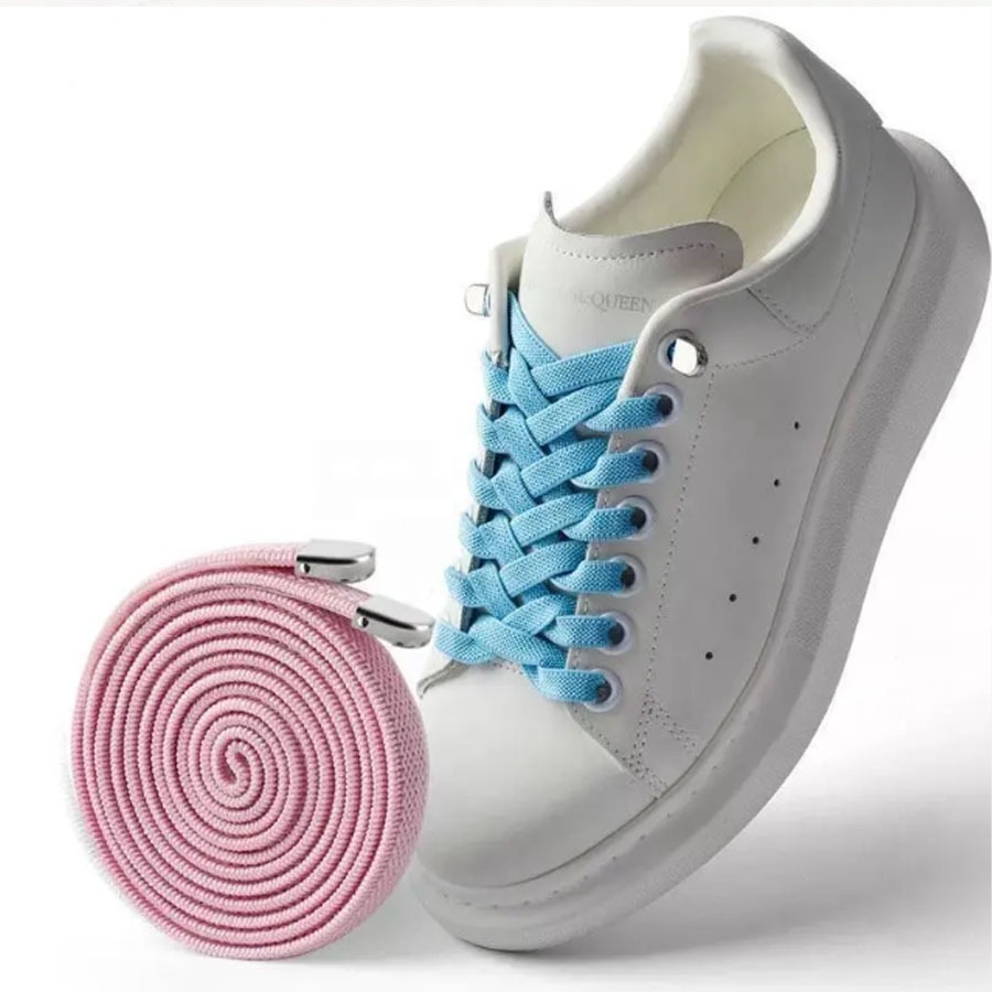KAYFIA - Một cặp dây giày sneaker 8mm và 4 đầu khoá kim loại phù hợp với mọi lứa tuổi