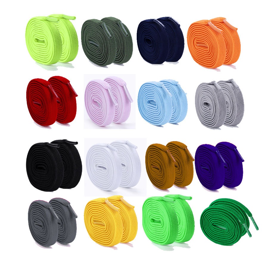 KAYFIA - Một cặp dây giày sneaker 8mm và 4 đầu khoá kim loại phù hợp với mọi lứa tuổi
