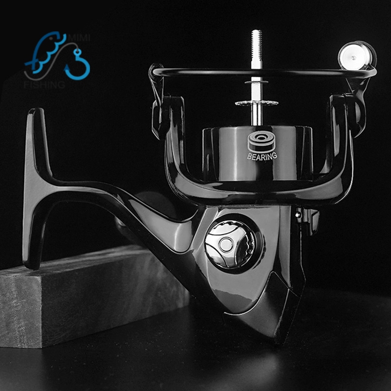 Máy câu cá Full kim loại núm tròn 2000-6000