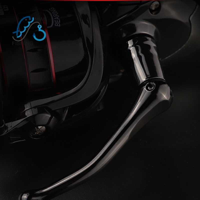 Máy câu cá Full kim loại núm tròn 2000-6000