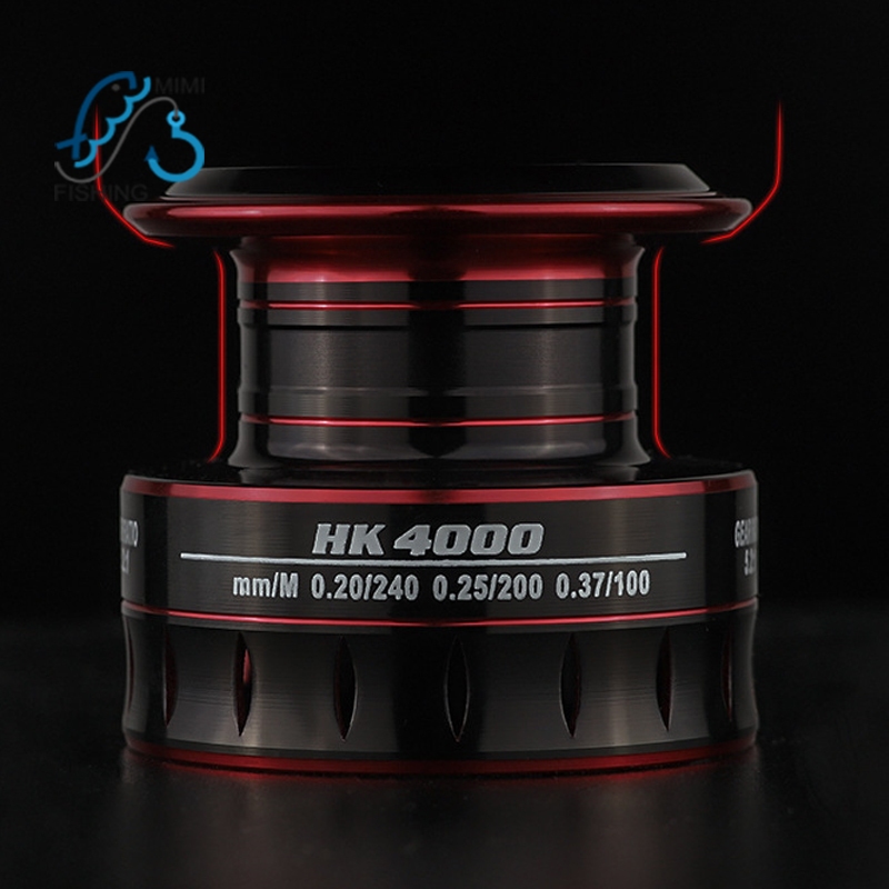 Máy câu cá Full kim loại núm tròn 2000-6000