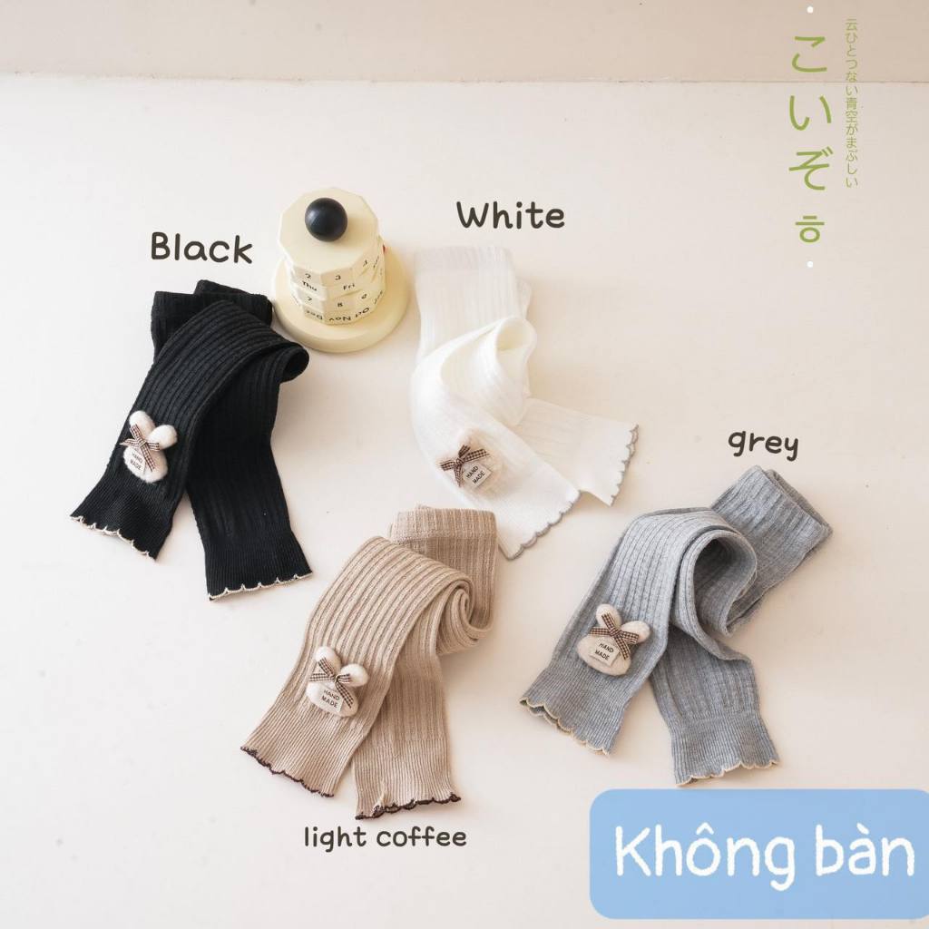 Quần tất trơn bàn dáng ôm hình nơ cho bé gái từ 8-20kg