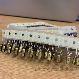 Tụ nichicon fine gold 0.33uf 50v, nichicon fg 0.33uf 50v