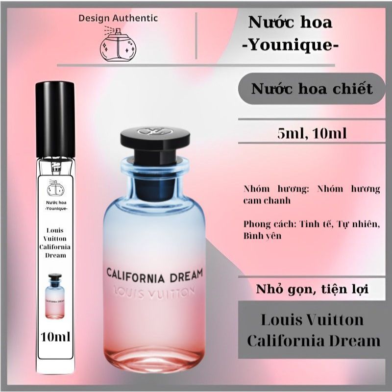 +𝐘𝐨𝐮𝐧𝐢𝐪𝐮𝐞+ Nước hoa Nữ L.V California Dream 5ml/10ml