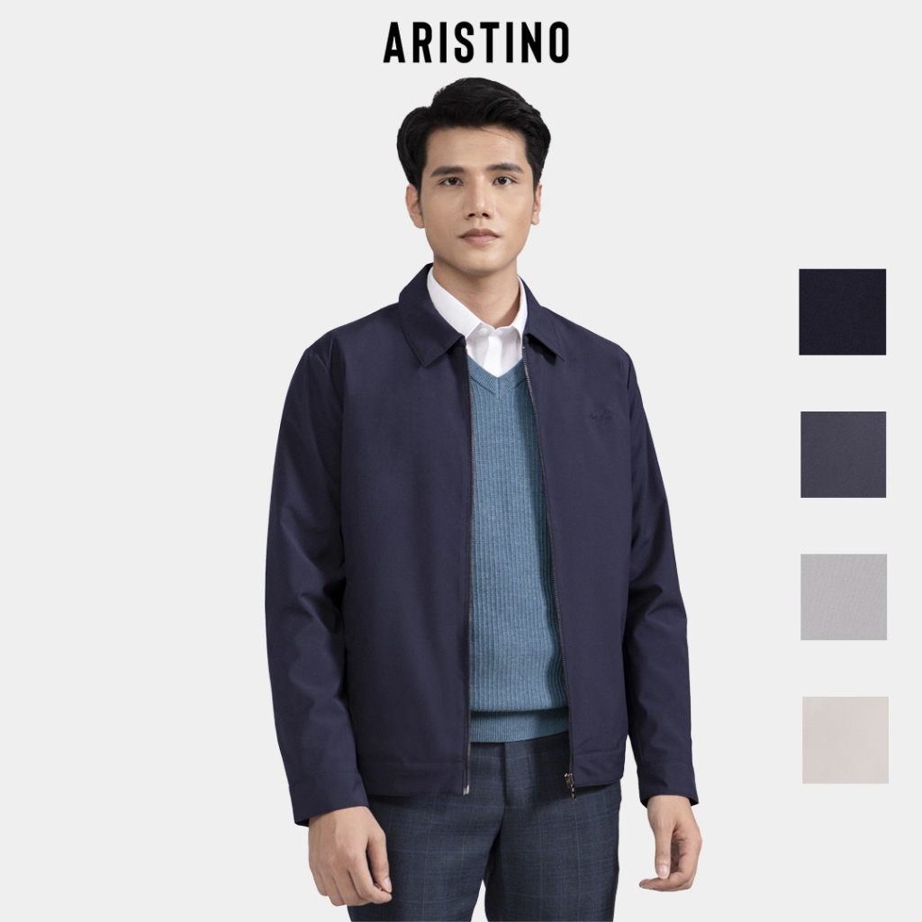Áo khoác gió nam ARISTINO 2 lớp chống thấm tốt, cản gió, chất liệu cao cấp - AJK011W2