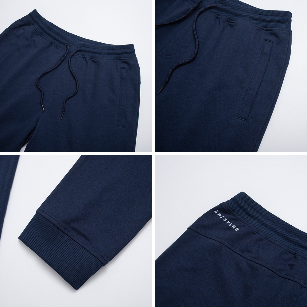 Bộ đồ thu đông nam ARISTINO dáng suông nhẹ thoải mái, chất liệu dày dặn cao cấp, phần bo gấu năng động - ALH006W2