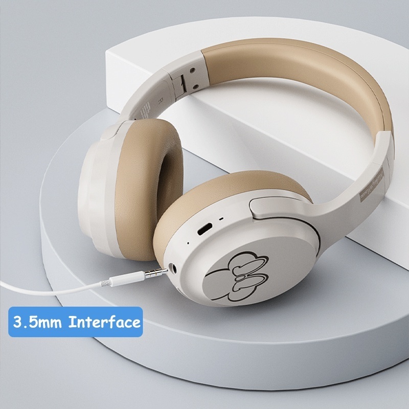 NAGFAK Disney D50 Headphone Tai Nghe Bluetooth Không Dây Stereo Chống Ồn Bass có mic Thích Hợp cho Android IOS PC