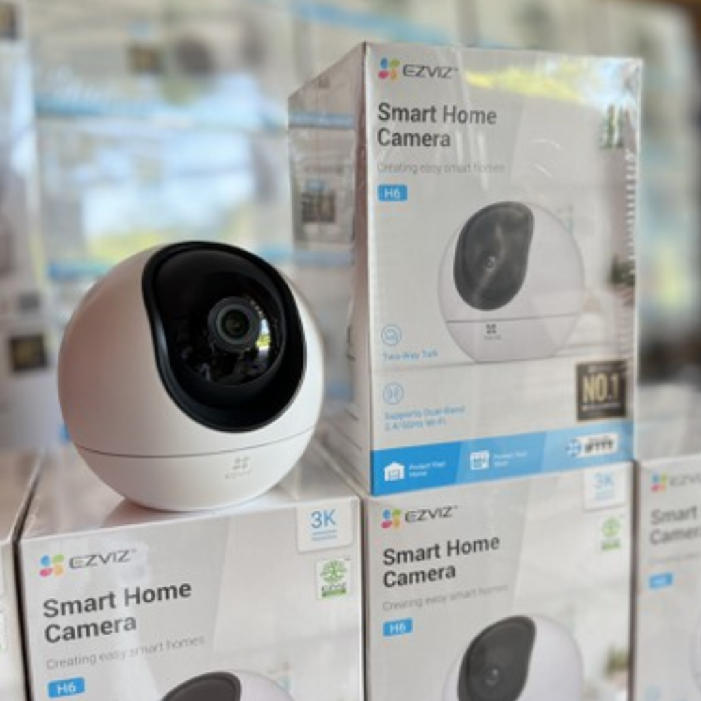H6 5M | Camera wifi Ezviz H6 5MP 3K siêu nét chính hãng, đàm thoại 2 chiều, vẫy tay gọi điện