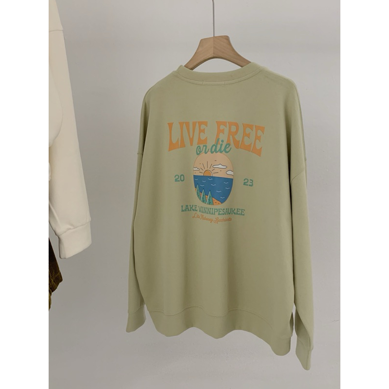 KAYY. Áo nỉ live free _ A30876