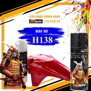 Sơn samurai màu đỏ đô h138- huzen việt nam