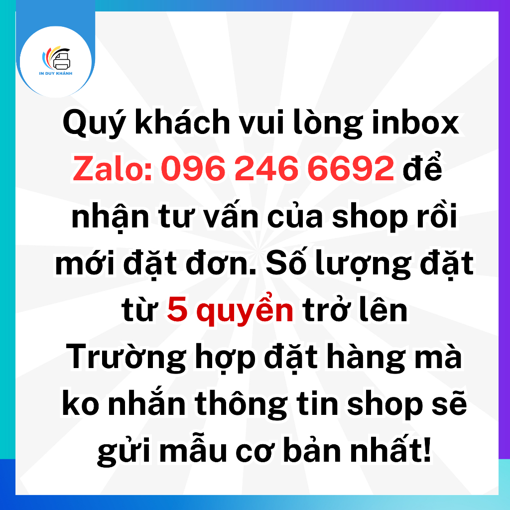 Hoá đơn bán hàng in theo yêu cầu thiết kế miễn phí IN TẠI XƯỞNG