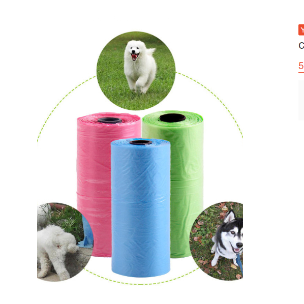 Túi nylon đựng phân chó mèo bao đựng chất thải tự phân hủy