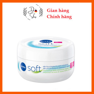 Kem Dưỡng Ẩm, Kem Dưỡng Trắng Da NIVEA SOFT 200ML [ Nội địa: Đức ]