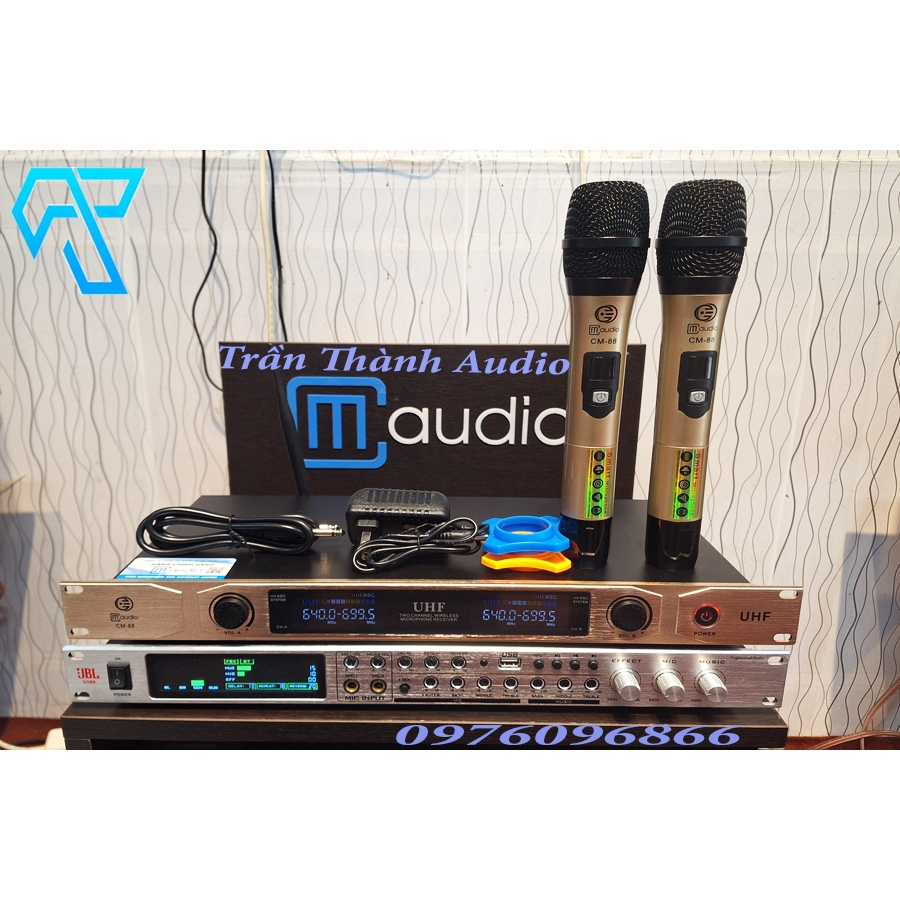 Micro không dây CM AUDIO Model CM-88 hàng chính hãng nhập khẩu mới nhất 2023 bảo hành chính hãng 24 tháng