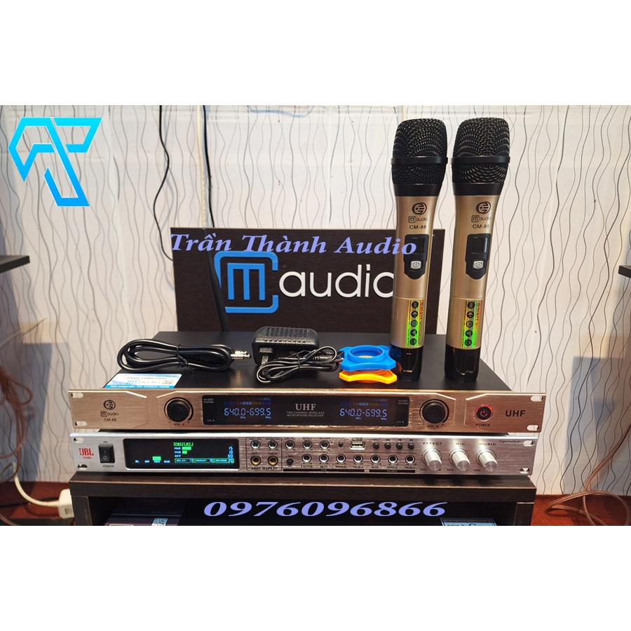 Micro không dây CM AUDIO Model CM-88 hàng chính hãng nhập khẩu mới nhất 2023 bảo hành chính hãng 24 tháng