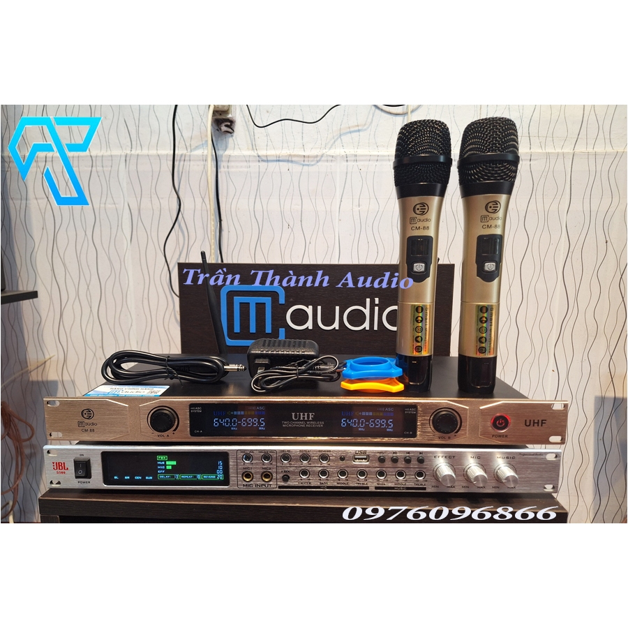 Micro không dây CM AUDIO Model CM-88 hàng chính hãng nhập khẩu mới nhất 2023 bảo hành chính hãng 24 tháng