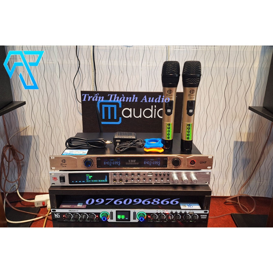 Micro không dây CM AUDIO Model CM-88 hàng chính hãng nhập khẩu mới nhất 2023 bảo hành chính hãng 24 tháng