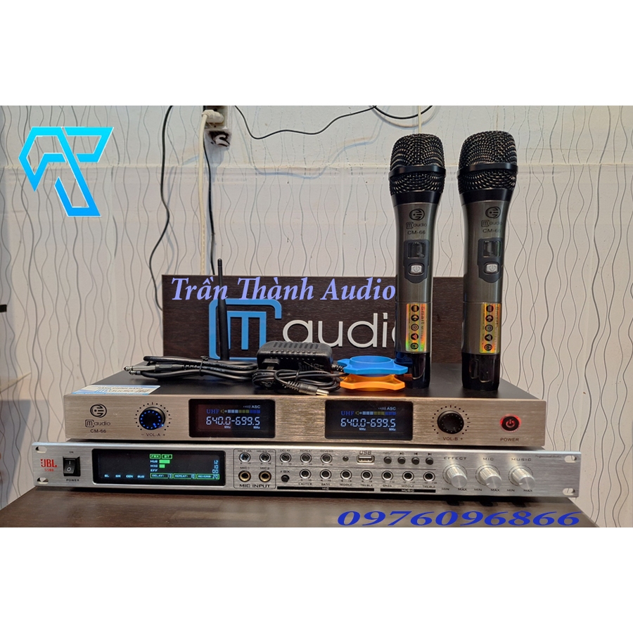 Micro không dây CM AUDIO Model CM-66 hàng chính hãng nhập khẩu 2023 bảo hành chính hãng 24 tháng