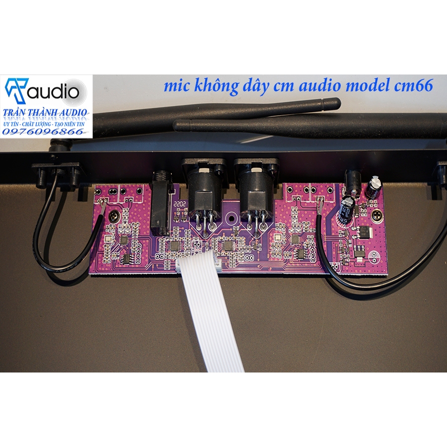 Micro không dây CM AUDIO Model CM-66 hàng chính hãng nhập khẩu 2023 bảo hành chính hãng 24 tháng