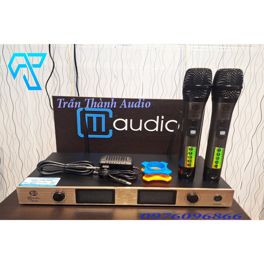 Micro không dây CM AUDIO Model CM-66 hàng chính hãng nhập khẩu 2023 bảo hành chính hãng 24 tháng
