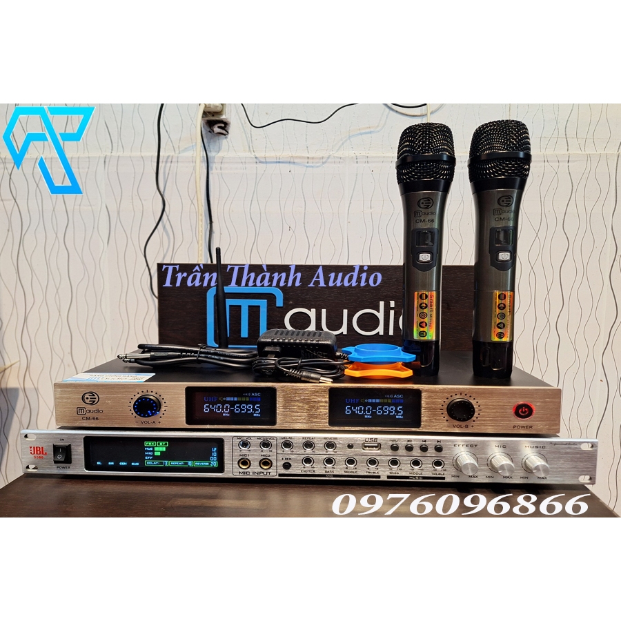 Micro không dây CM AUDIO Model CM-66 hàng chính hãng nhập khẩu 2023 bảo hành chính hãng 24 tháng