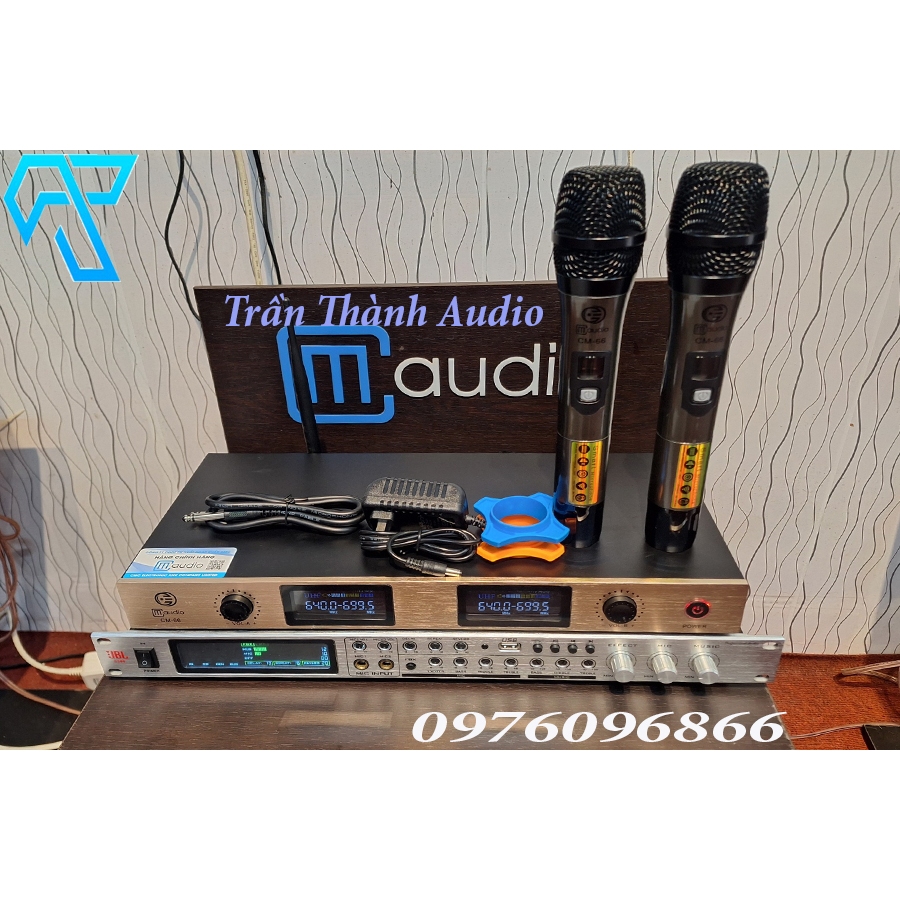 Micro không dây CM AUDIO Model CM-66 hàng chính hãng nhập khẩu 2023 bảo hành chính hãng 24 tháng