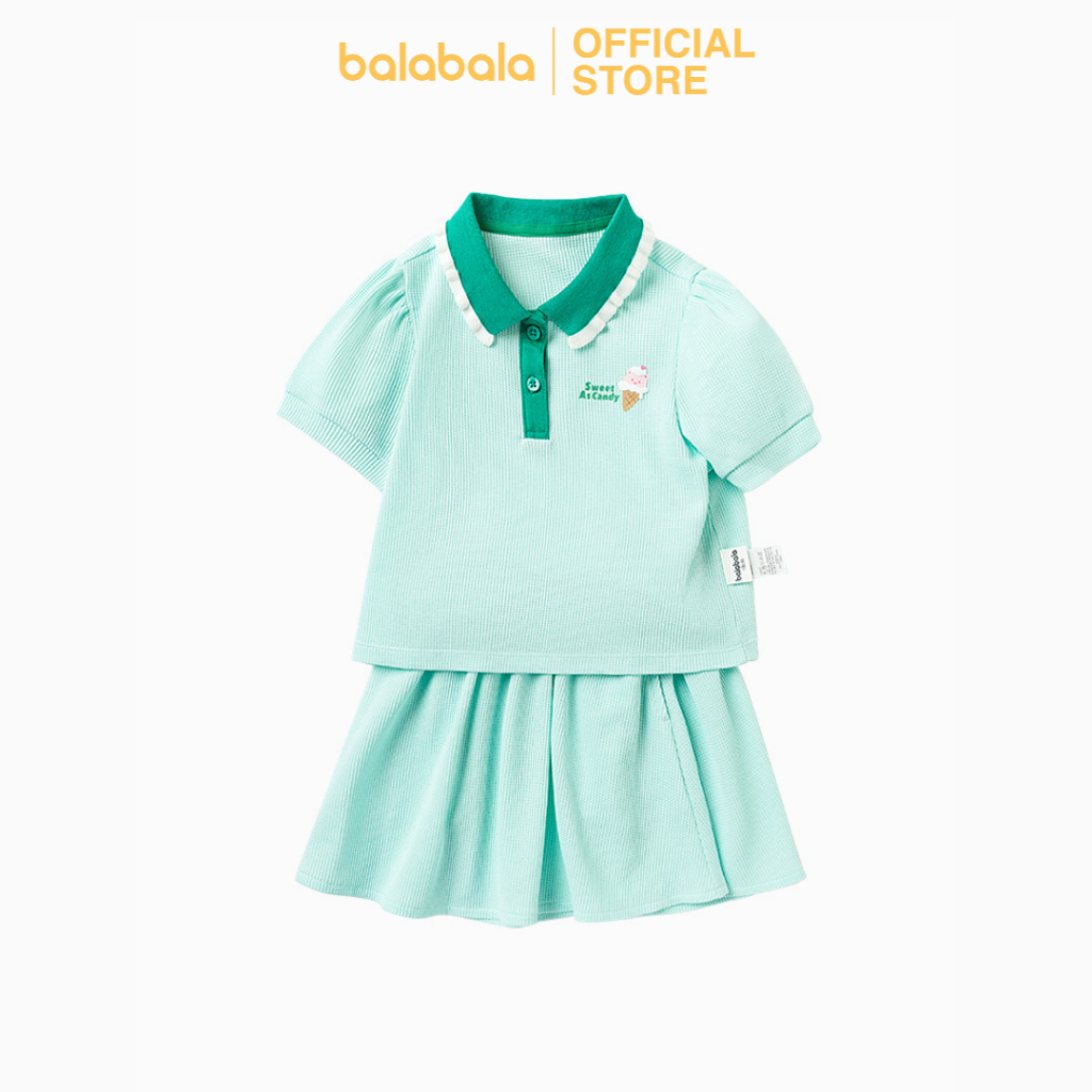 Set váy tiểu thư đáng yêu BALABALA - TODDLER dành cho bé gái 201223119008