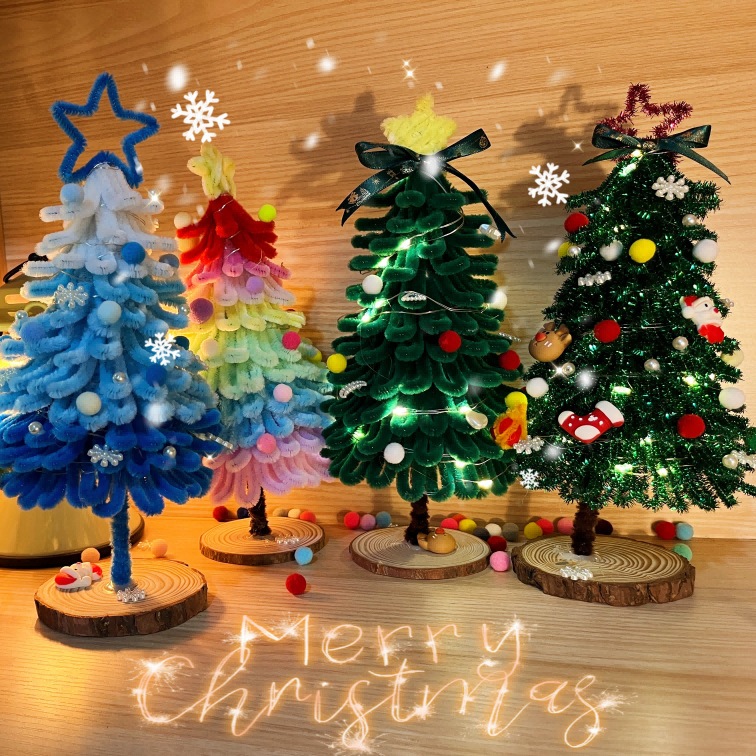 Cây Thông Giáng Sinh Noel HOÀN THIỆN Kẽm Nhung Handmade Quà Tặng Độc Đáo Ý Nghĩa