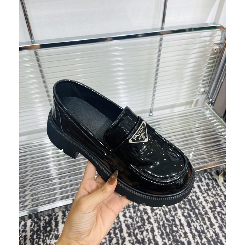 GIÀY MOCA NỘI ĐỊA VỀ MẪU DA LÌ VÀ BÓNG ĐẾ KẾP 6cm