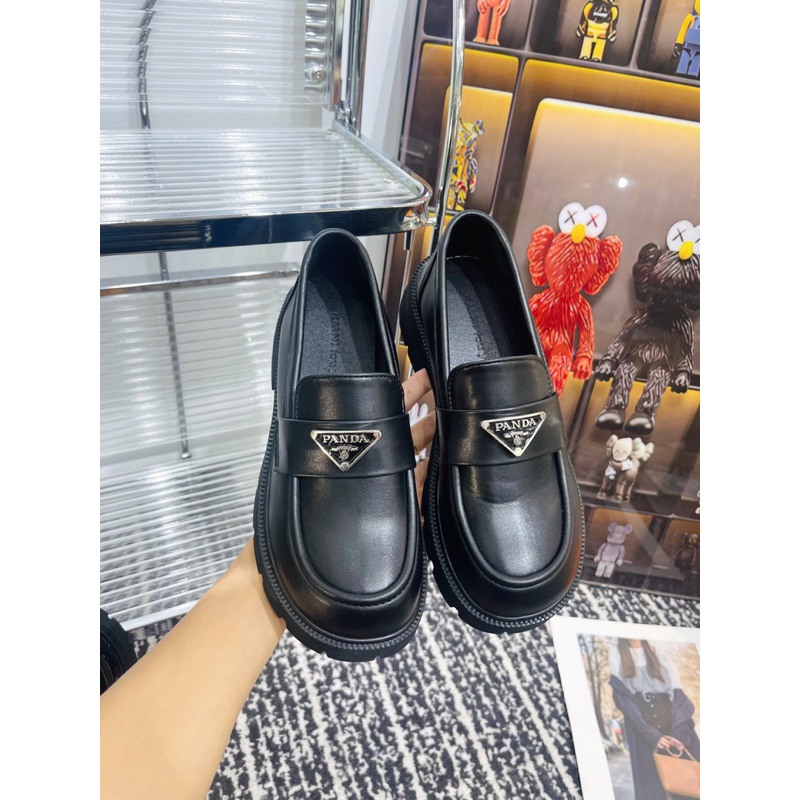 GIÀY MOCA NỘI ĐỊA VỀ MẪU DA LÌ VÀ BÓNG ĐẾ KẾP 6cm