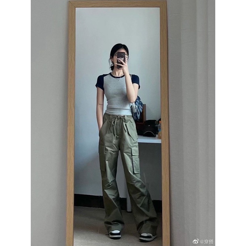 Áo Thun Nữ Baby Tee Trơn PHỐI MÀU Chất Thun Gân Co Dãn Ôm Body Cổ Tròn Tay Ngắn