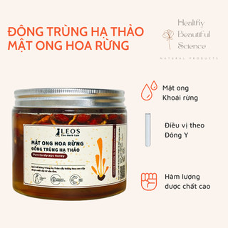 Đông Trùng Hạ Thảo ngâm Mật Ong Hoa Rừng - HANDMADE by LEOS - The Herb Lab