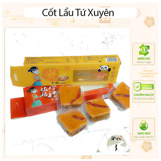 Cốt lẩu Trùng Khánh vị cay tê,  Gói cốt  lẩu Tứ xuyên gói 80g - An Diêu's House