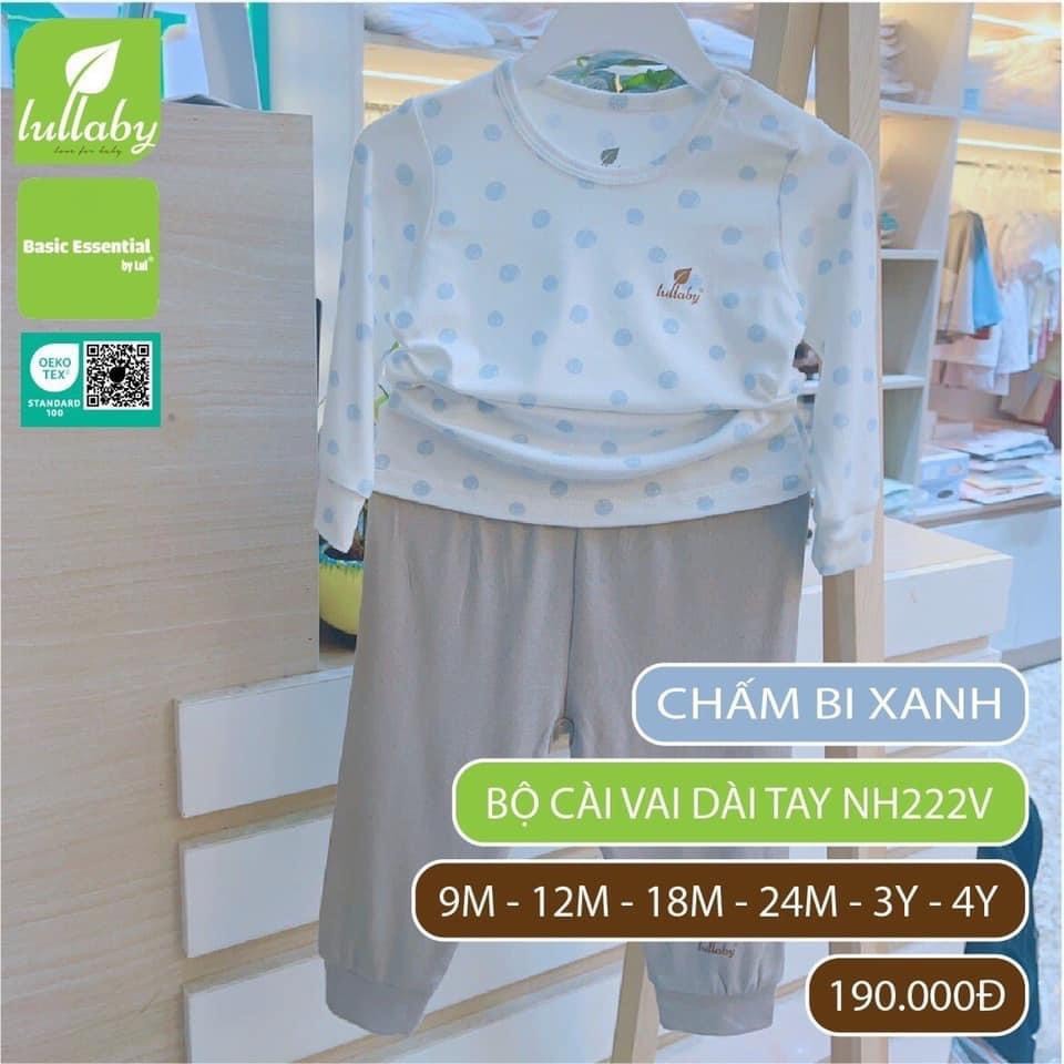 Bộ dài tay cài vai cho bé