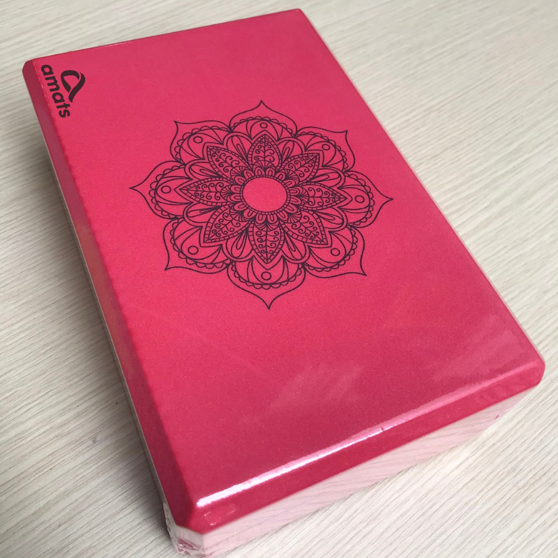 Combo 2 Gạch Tập Yoga 220gr Và Dây Tập Yoga 1.83m