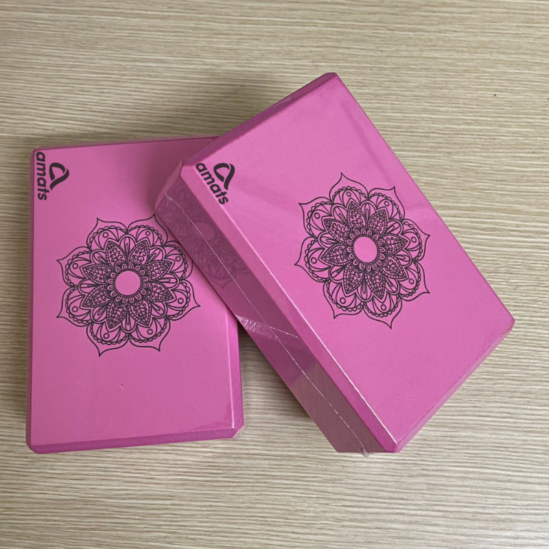 Combo 2 Gạch Tập Yoga 220gr Và Dây Tập Yoga 1.83m