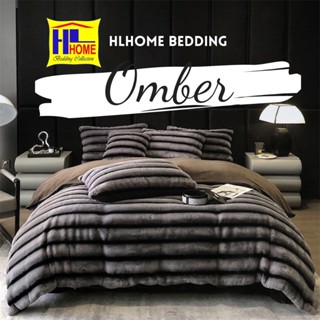  Bộ chăn ga nỉ nhung kẻ sọc omber ấm áp dày dặn không sổ lông cao cấp 