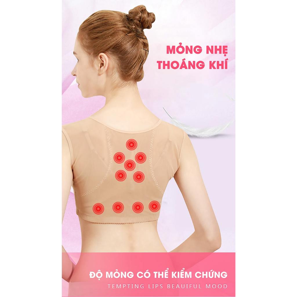 Áo nịt định hình cơ thể, Đai nâng ngực điều chỉnh tư thế cho nữ - SIZE L