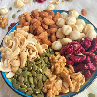 Hạt dinh dưỡng mix hạt sấy nguyên vị Macca Óc Chó Hạnh Nhân Hạt Điều Hạt Bí