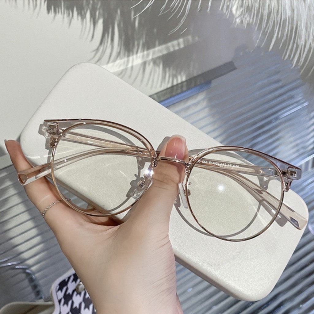 GK23 gọng kính mẫu mới chống tia Uv và as xanh ( tặng kèm bao da và khăn lau