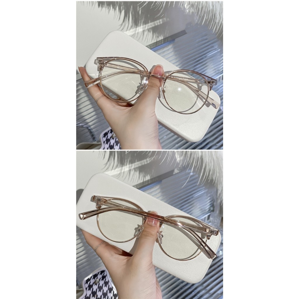 GK23 gọng kính mẫu mới chống tia Uv và as xanh ( tặng kèm bao da và khăn lau
