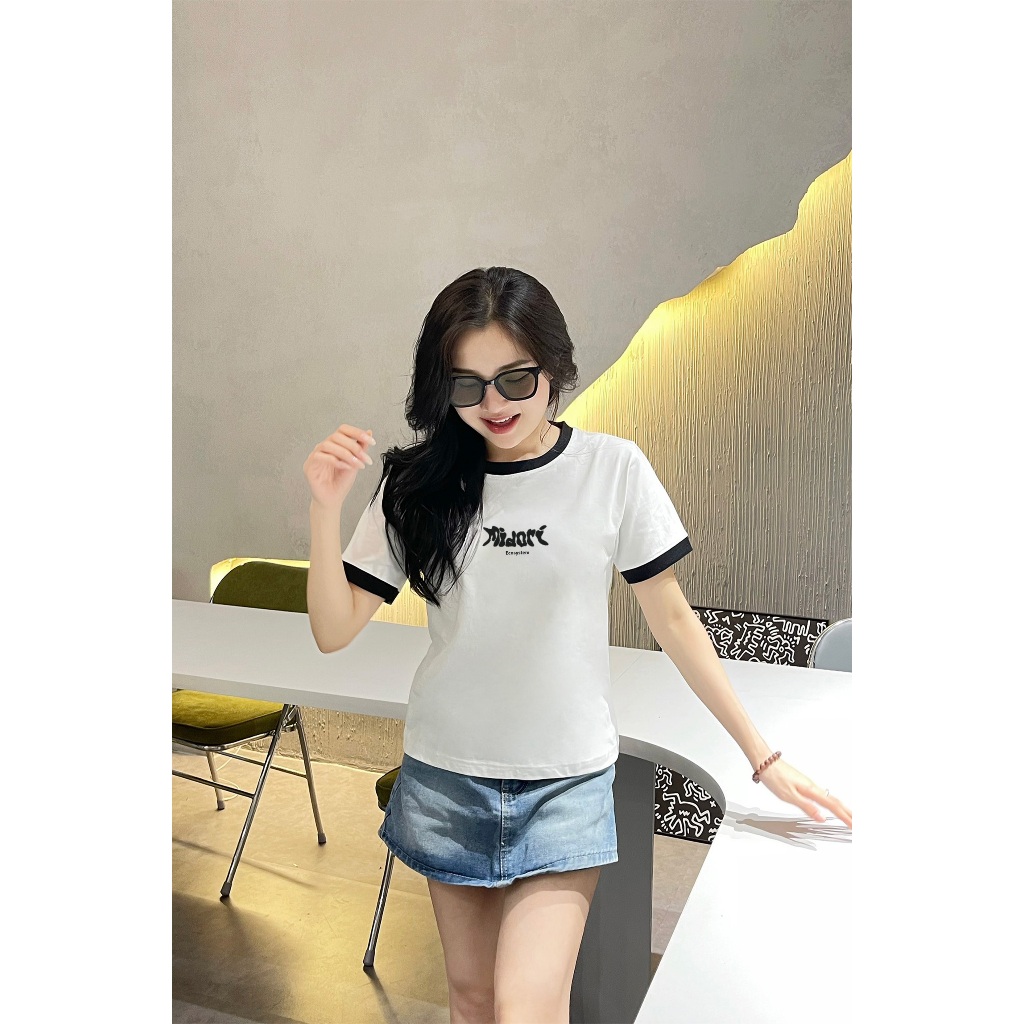 Áo thun Baby Tee form rộng tay lỡ Phông Nam Nữ ECOSYSTEM | Local Brand Mi Midori