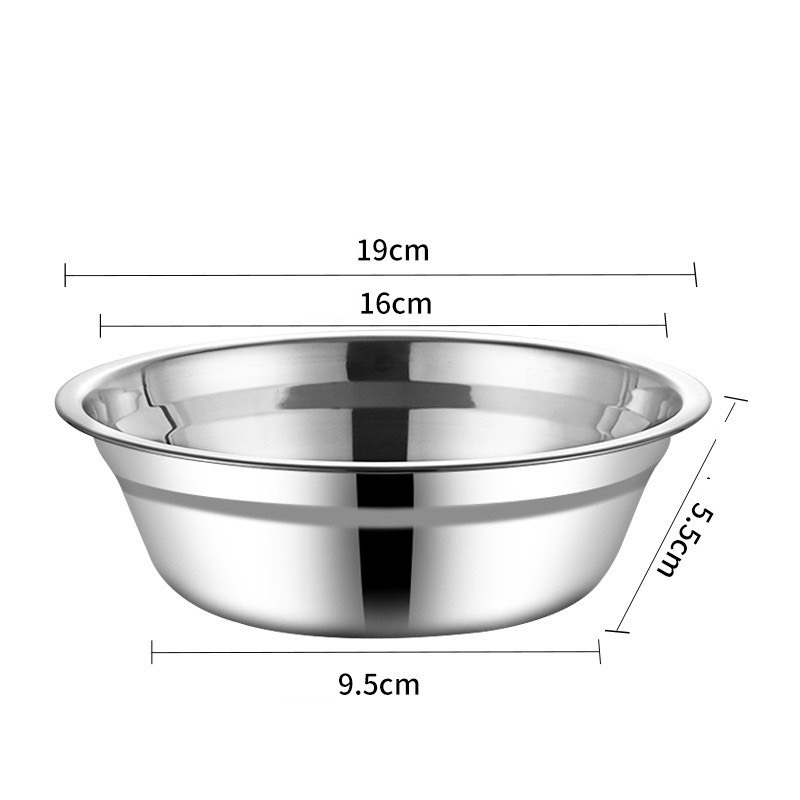 Bát Ăn Inox Cho Chó Mèo Size 13cm và 19cm